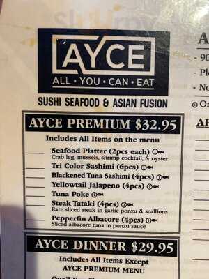 AYCE Sushi & Asian Fusion, Las Vegas