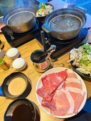 Wagyu Shabu Shabu Hakuba menu
