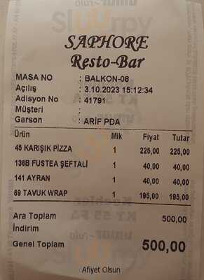 Saphore Resto-bar