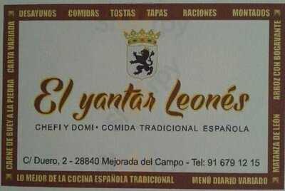 Bar Restaurante El Yantar Leones