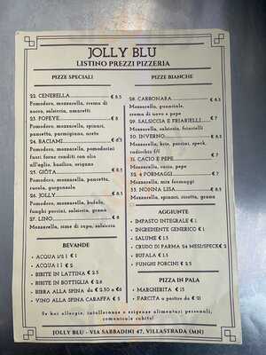 Jolly Blu Pizza Bar