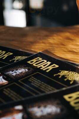 Boar menu