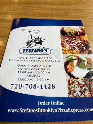 Stefano's Brooklyn Style Pizza, Greenwood Village