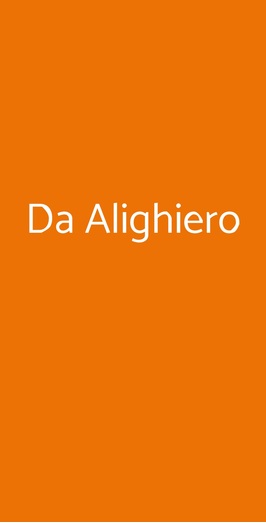 Da Alighiero, Anghiari