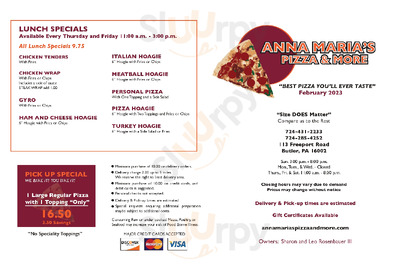 Anna Maria's Pizza & More