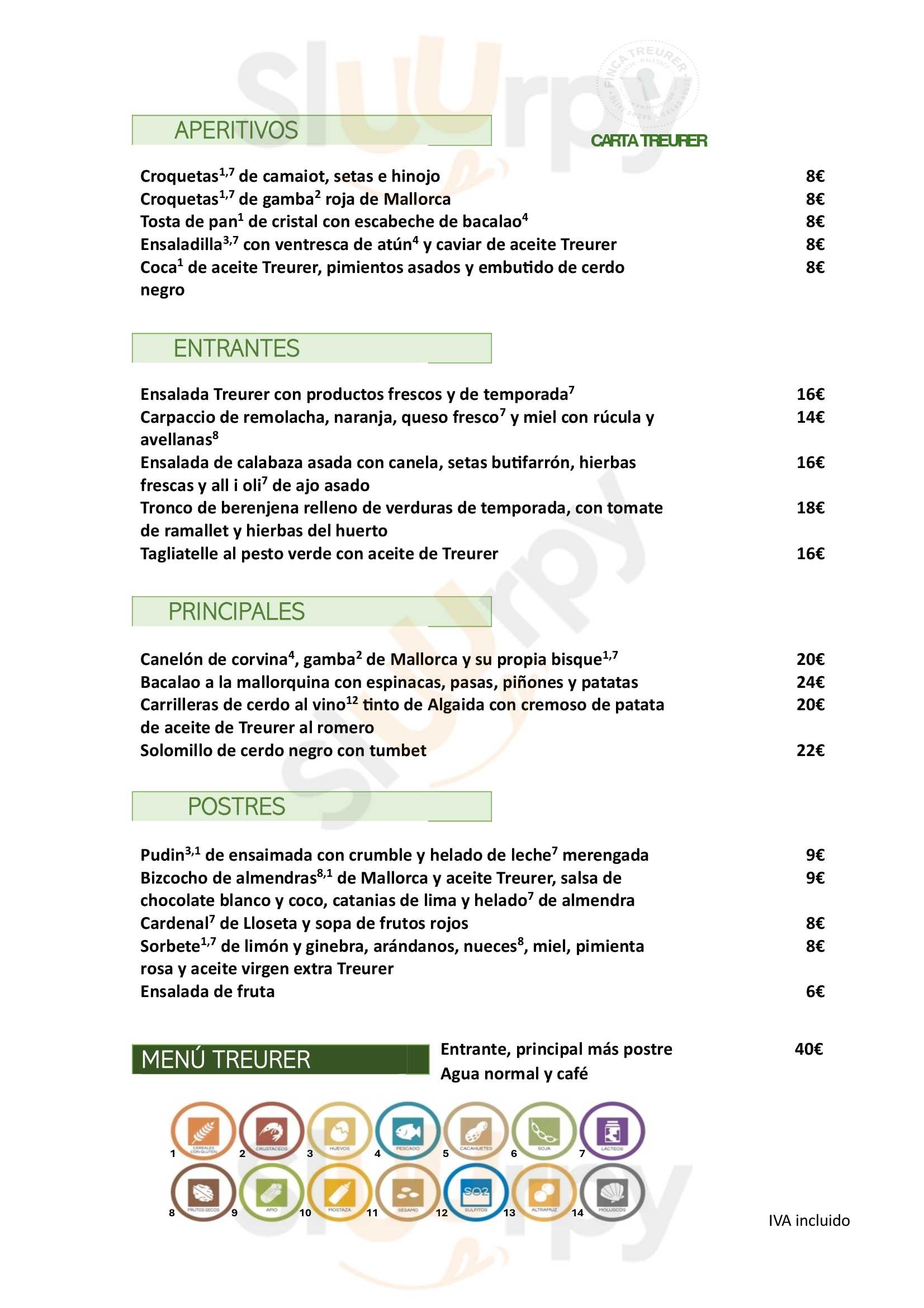 Main Menu - Treurer Olive Grove