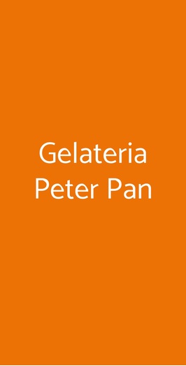 Gelateria Peter Pan, Lido Di Camaiore