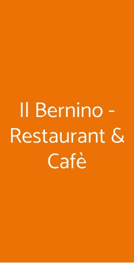 Il Bernino - Restaurant & Cafè, Lucca