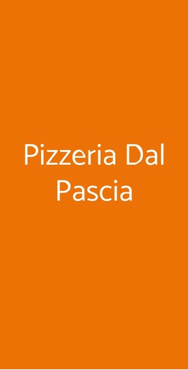 Pizzeria Dal Pascià, Viareggio