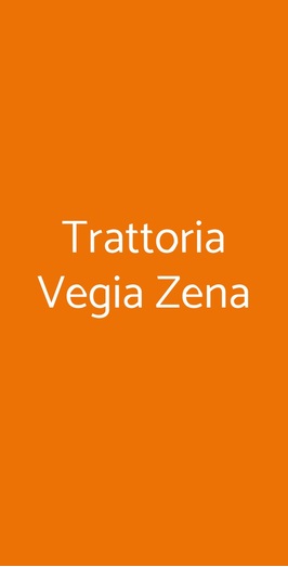 Trattoria Vegia Zena, Genova