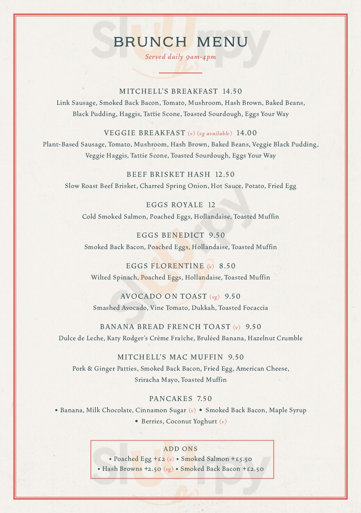 Main Menu - Mitchell