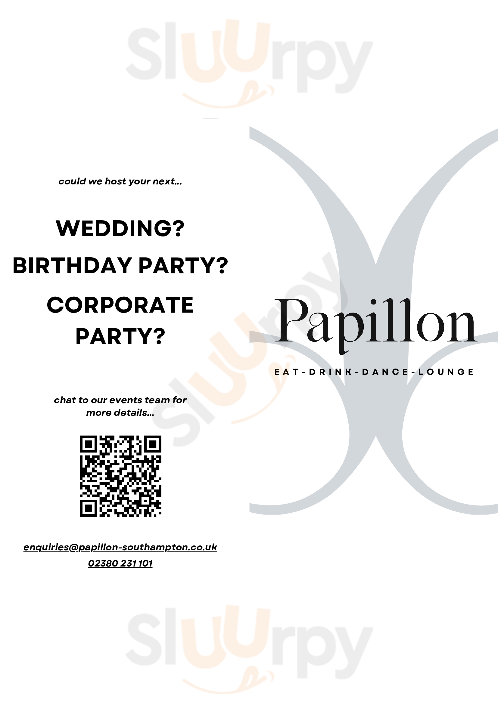 Papillon Melbourne Menu - 1