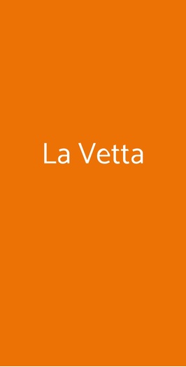 La Vetta, Genova