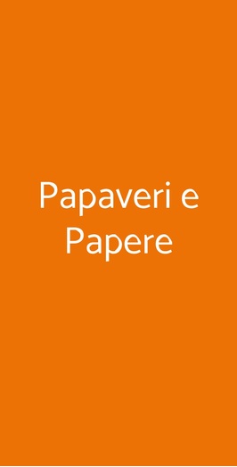 Papaveri E Papere, San Miniato