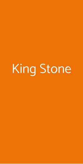 King Stone, Turi