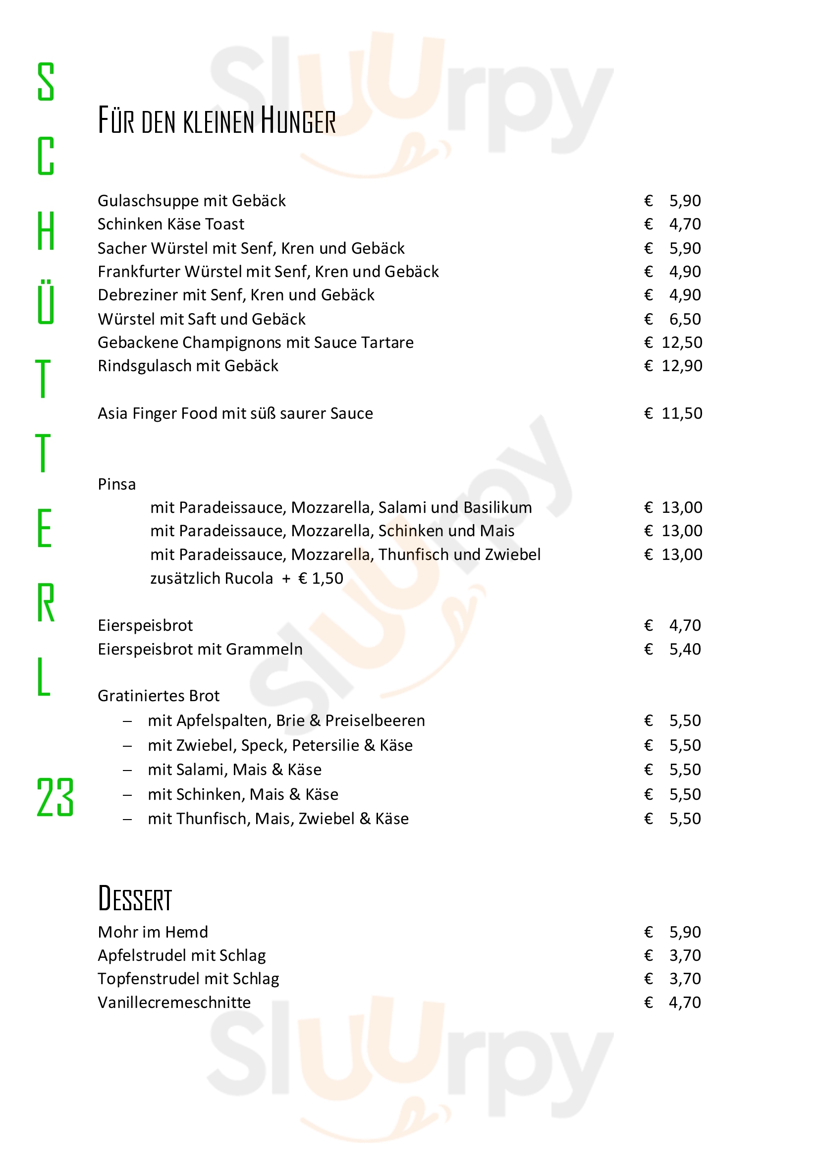 Schütterl 23 Krems an der Donau Menu - 1