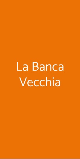 La Banca Vecchia, Gravina in Puglia