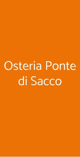 Ponte Di Sacco, Ponsacco