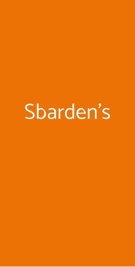 Sbarden's, Cascina