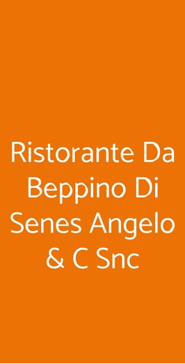 Ristorante Da Beppino, Volterra