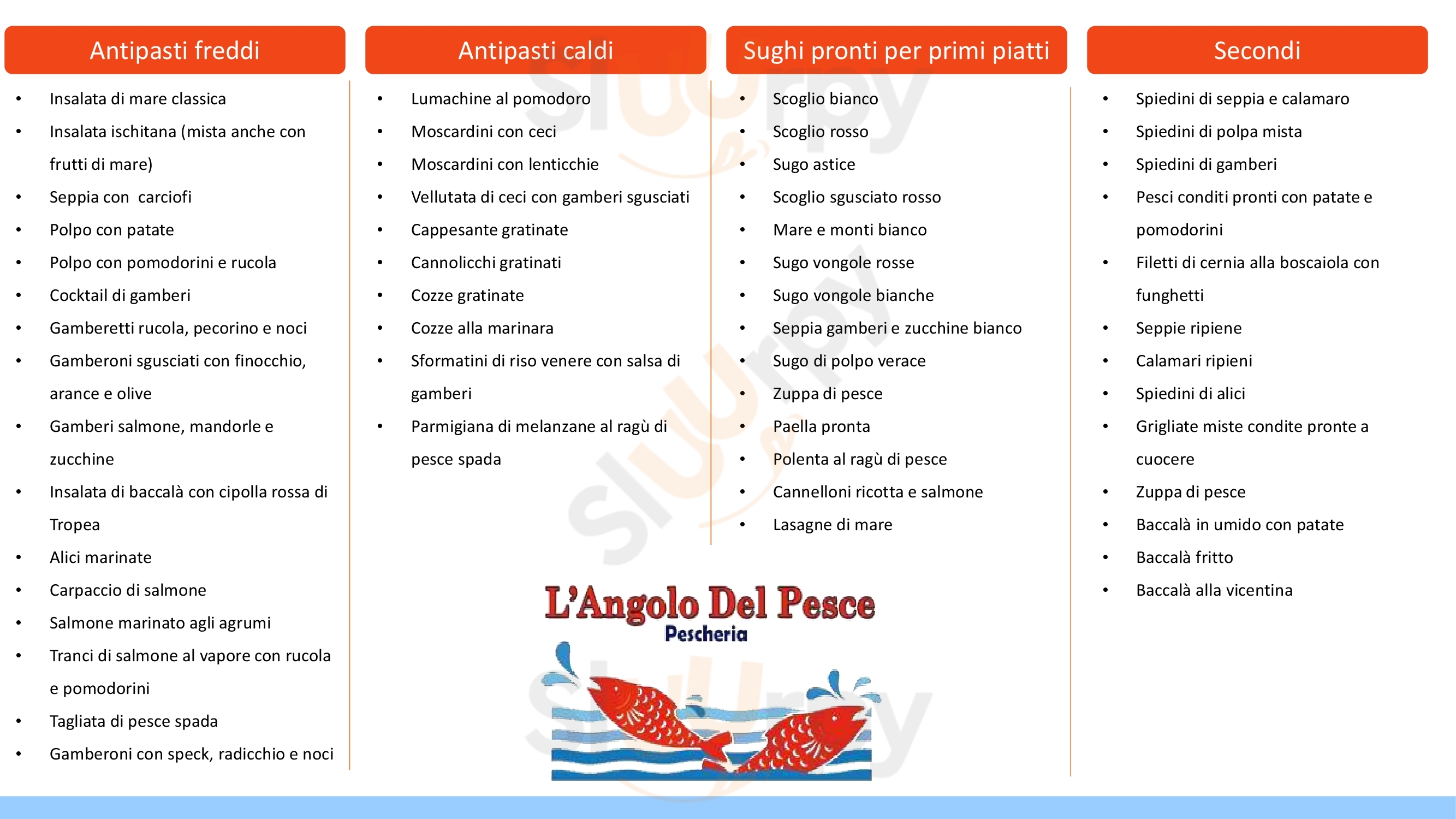 Pescheria Perugia L'angolo Del Pesce Ellera Menu - 1