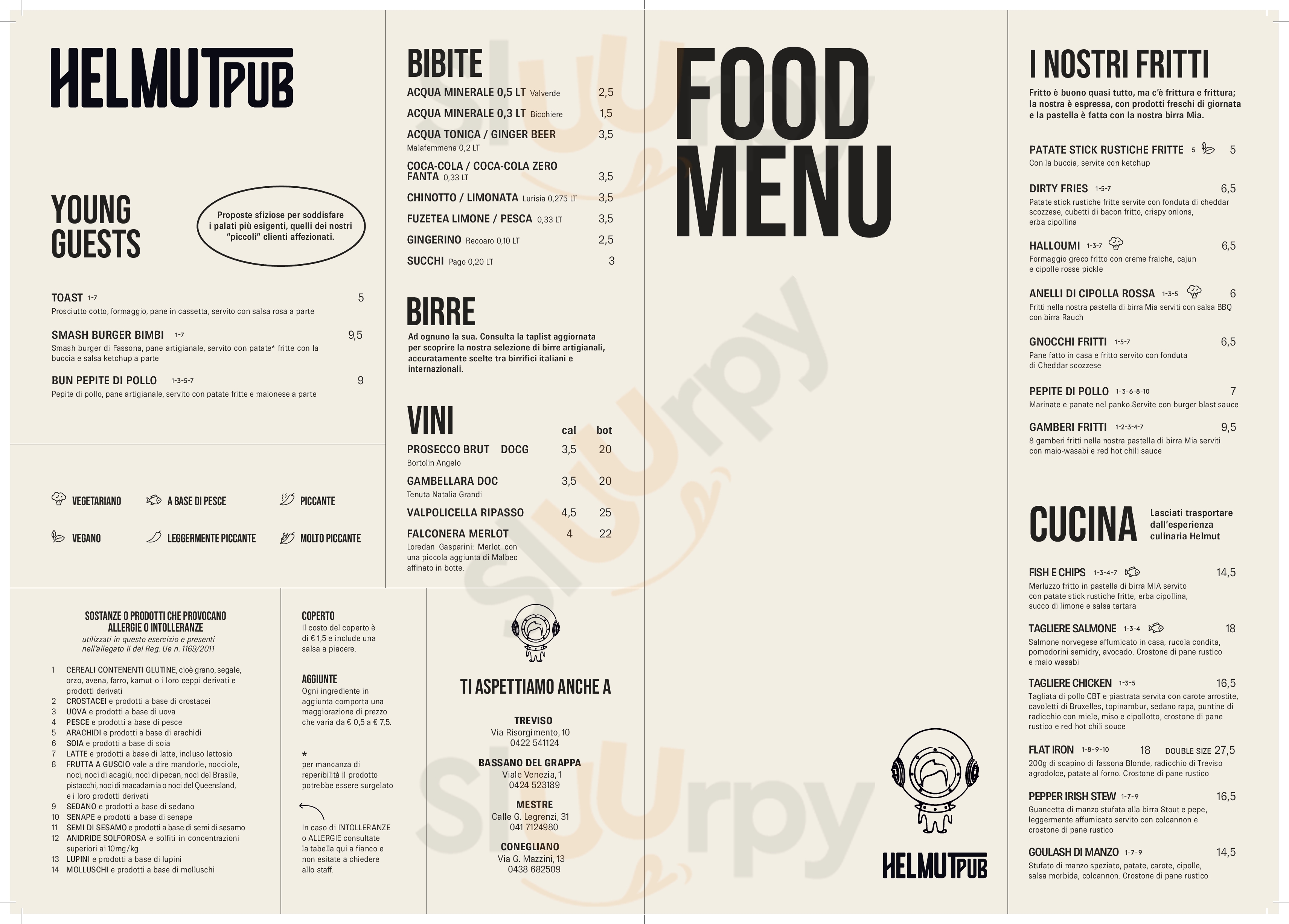 Helmut Bassano Bassano Del Grappa Menu - 1