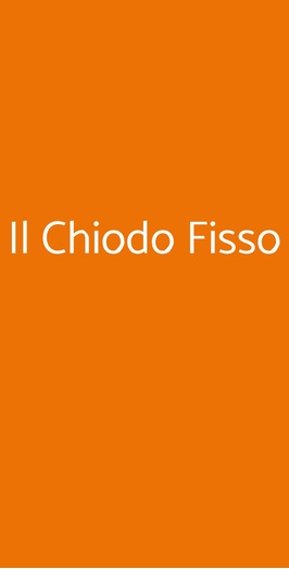 Chiodo Fisso Bari, Bari