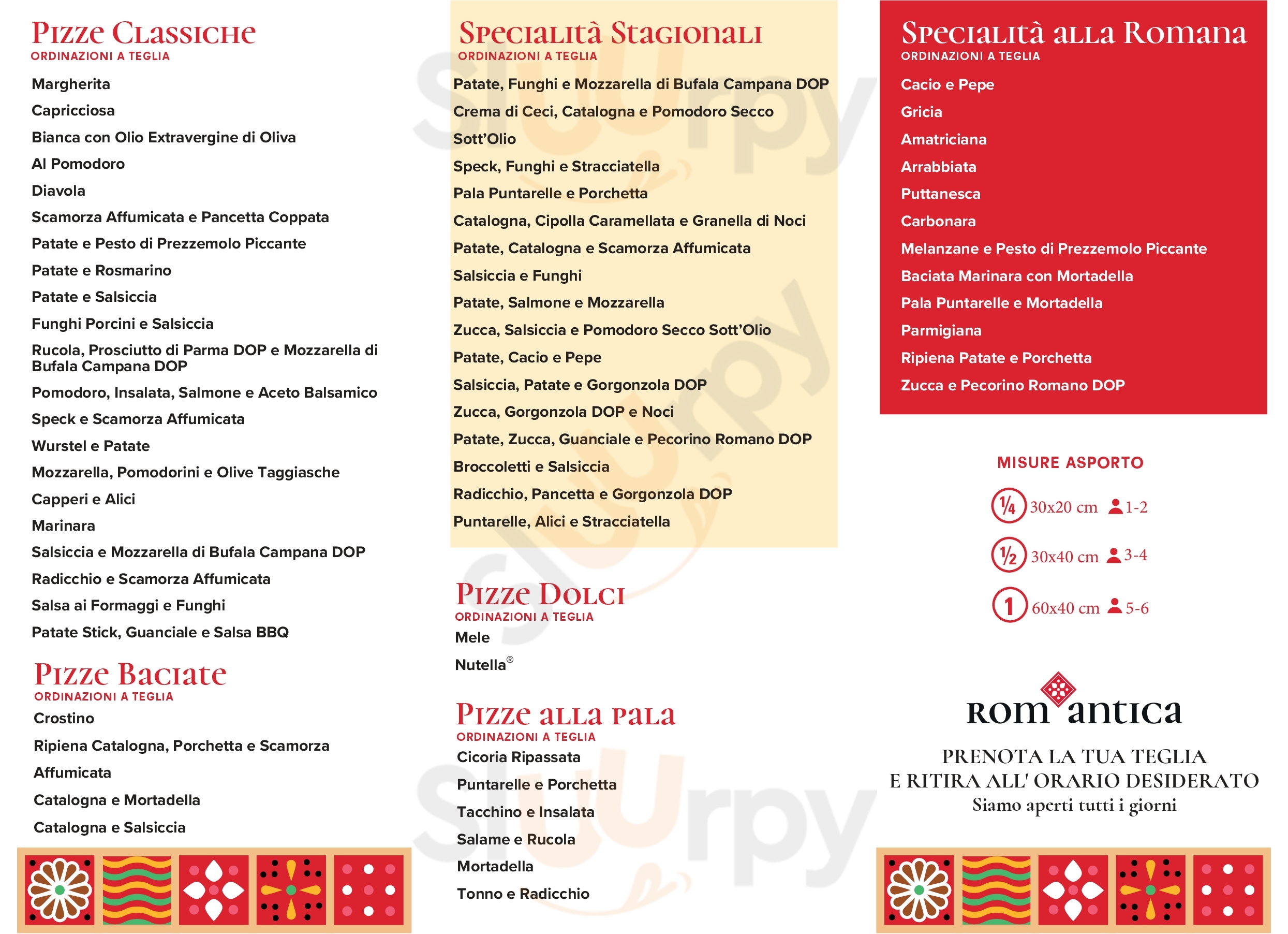 Rom'antica Alessandria Alessandria Menu - 1