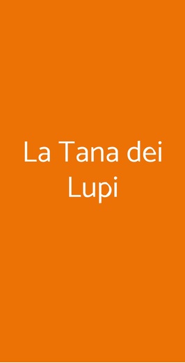 La Tana Dei Lupi, Bari