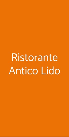 Antico Lido Sfizioseria, Leggiuno