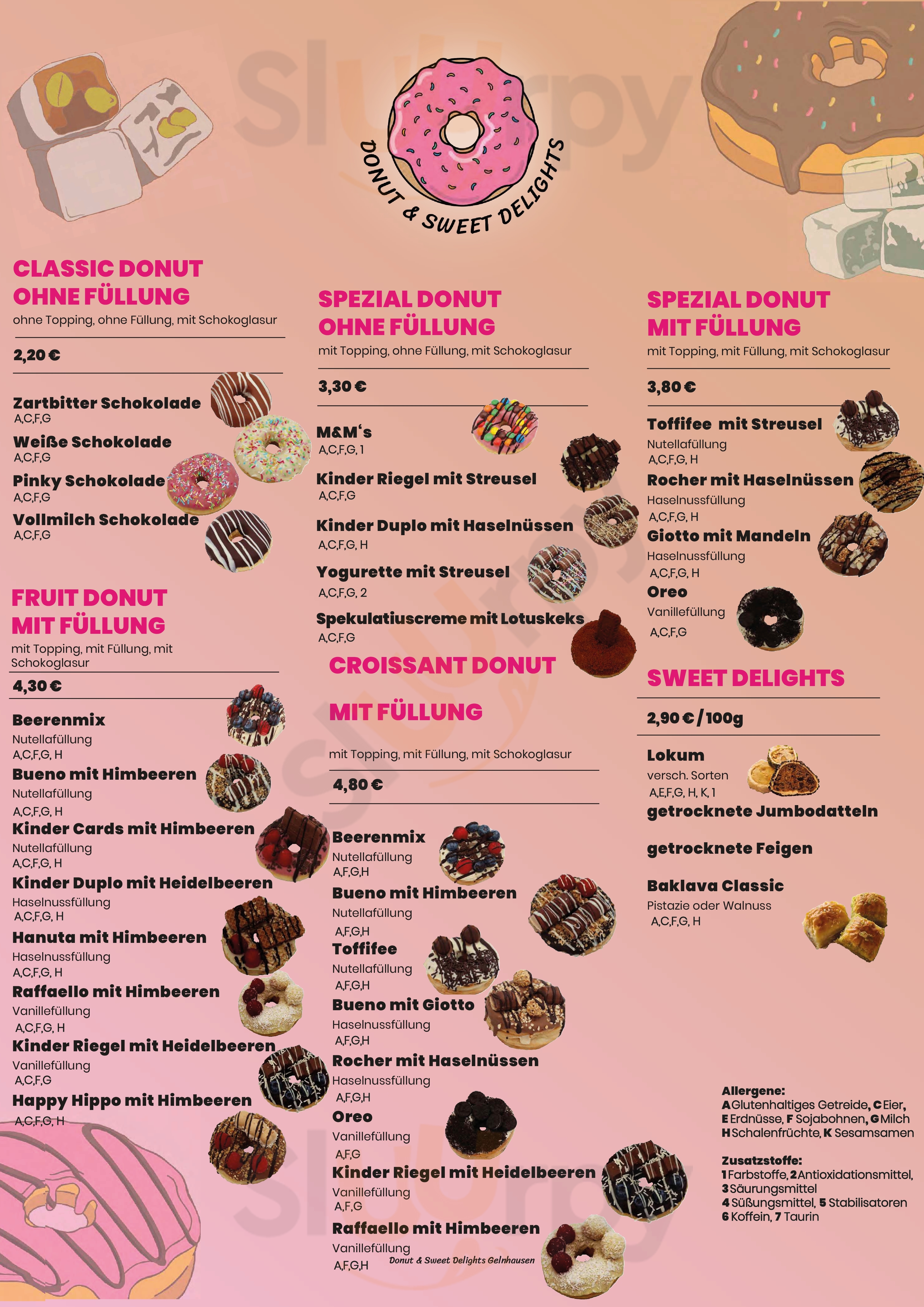 Donut & Sweet Delights Gelnhausen Menu - 1