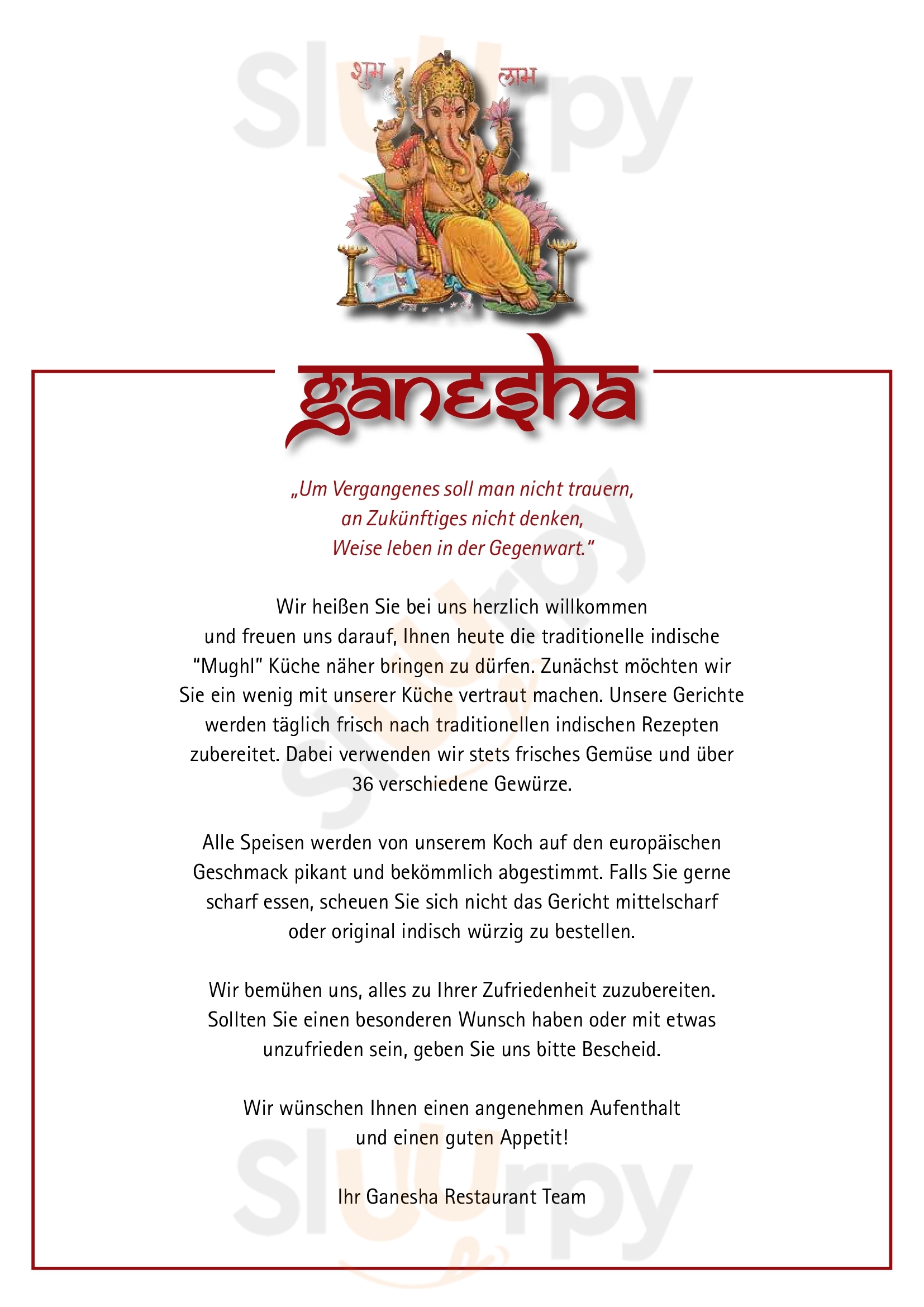 Ganesha Schwäbisch Gmünd Schwäbisch Gmünd Menu - 1