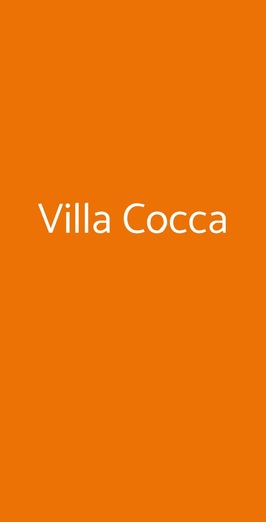 Villa Cocca, Gavirate