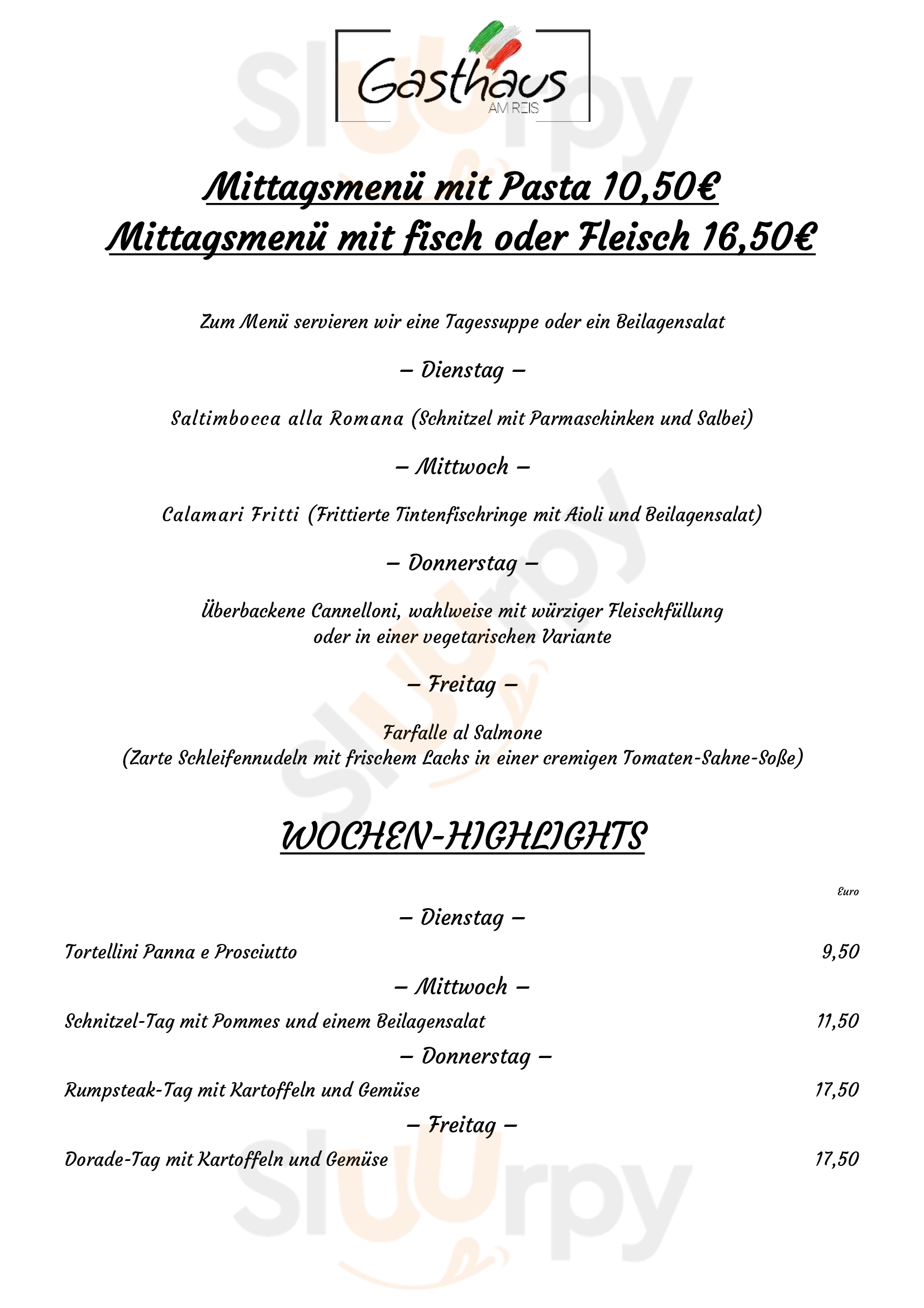 Gasthaus Am Reis Kelkheim (Taunus) Menu - 1