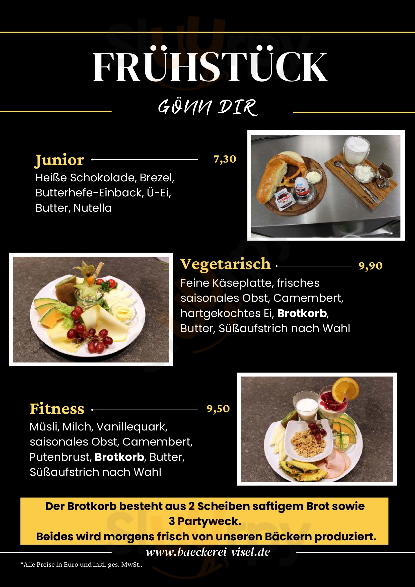 Bäckerei Und Konditorei Visel Karlsruhe Menu - 1