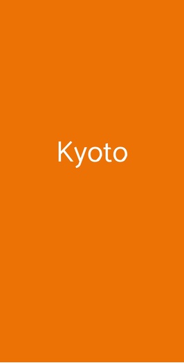 Kyoto, Saronno