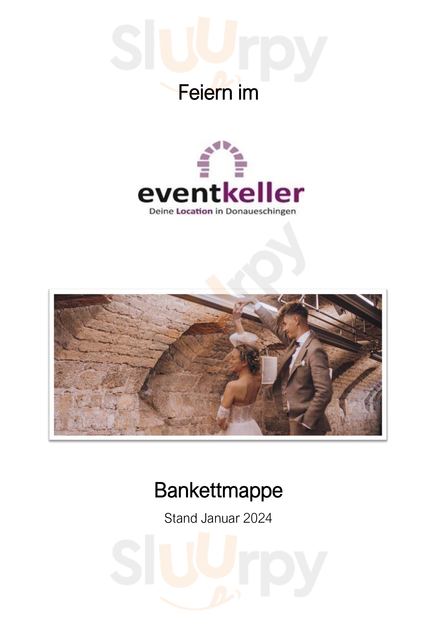 Eventkeller Donaueschingen Donaueschingen Menu - 1