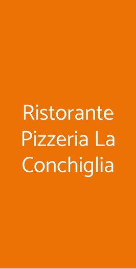 Ristorante Pizzeria La Conchiglia, Varese