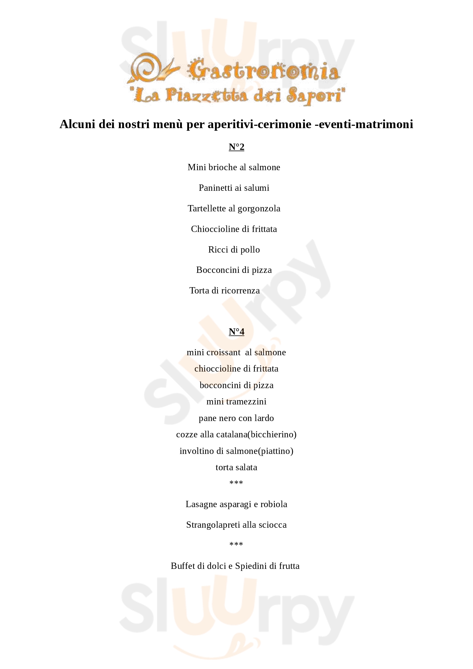 La Piazzetta Dei Sapori Busto Arsizio Menu - 1