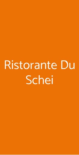 Ristorante Du Schei, Verona