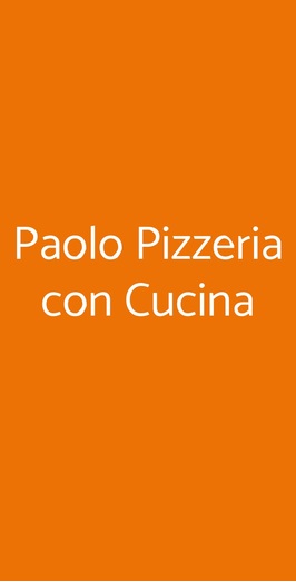 Paolo Pizzeria Con Cucina, Dossobuono