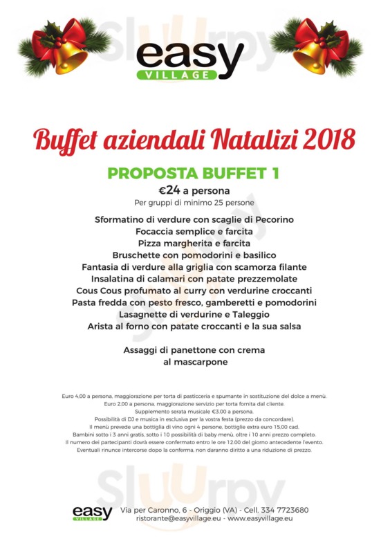 Menu natale 2018