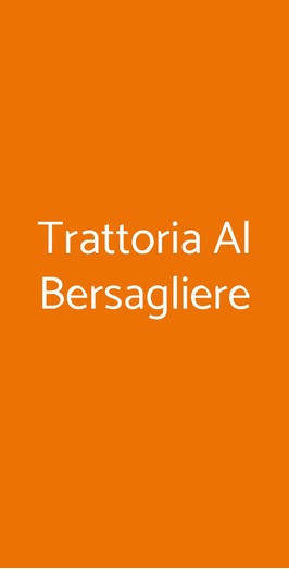 Al Bersagliere, Verona