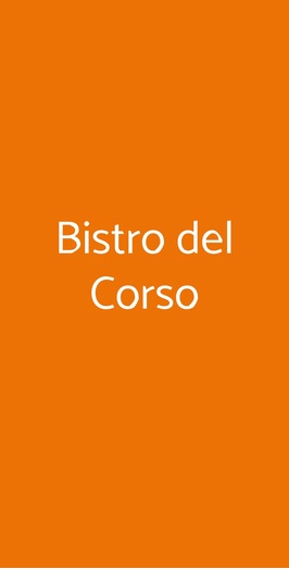 Bistrò Del Corso, Montecatini Terme