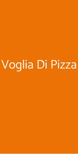 Voglia Di Pizza, Uboldo