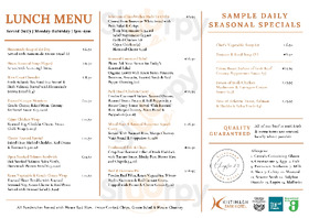 Chapter Twenty Three Bar & Restaurant menu