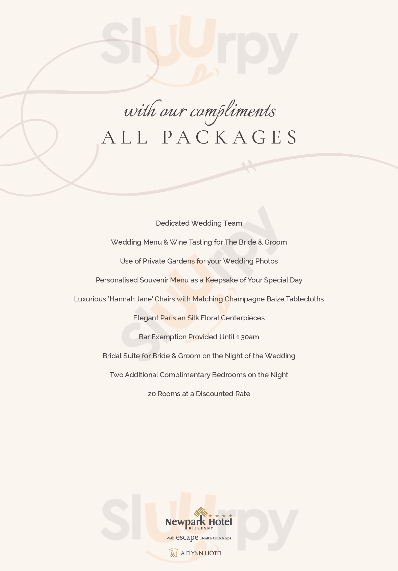 The Newpark Hotel Afternoon Tea Kilkenny Menu - 1