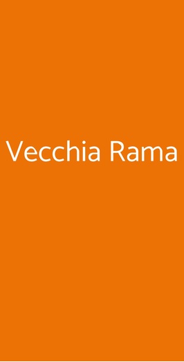 La Vecchia Rama - Osteria Con Pizzeria, Negrar di Valpolicella