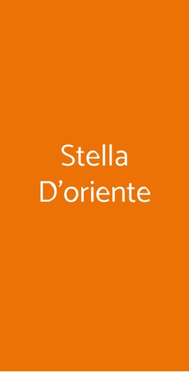 Stella D'oriente, Verona