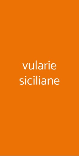 Vularie Siciliane, Scalea